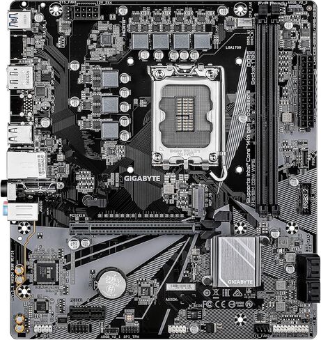 GIGABYTE H610M D3W WIFI6 Intel LGA 1700 Micro ATX Motherboard, Supports 14th/13th/12th Gen Intel Processors, 5+1+1 Power Phase, DDR5, 1x M.2, PCIe 4.0 x16, USB 3.2 Gen 1, WIFI6, GbE LAN, WiFi EZ-Plug in Kuwait