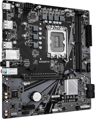 GIGABYTE H610M D3W WIFI6 Intel LGA 1700 Micro ATX Motherboard, Supports 14th/13th/12th Gen Intel Processors, 5+1+1 Power Phase, DDR5, 1x M.2, PCIe 4.0 x16, USB 3.2 Gen 1, WIFI6, GbE LAN, WiFi EZ-Plug in Kuwait