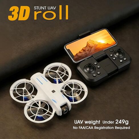 drone with Camera for Adult Beginners,RC Quadcopter featuring Altitude Hold, One-Key Takeoff/Landing, Auto Follow,3-Speed Adjustment,Stunt Roll -Ideal Holiday Gift. in Kuwait