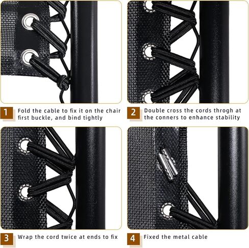 SUQ I OME Replacement Cord for Zero Gravity Chair, 4 Pack in Saudi Arabia