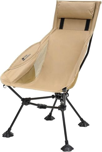 MOBI GARDEN 400Lb High Back Camping Chair, Portable Chair for Adults in Saudi Arabia