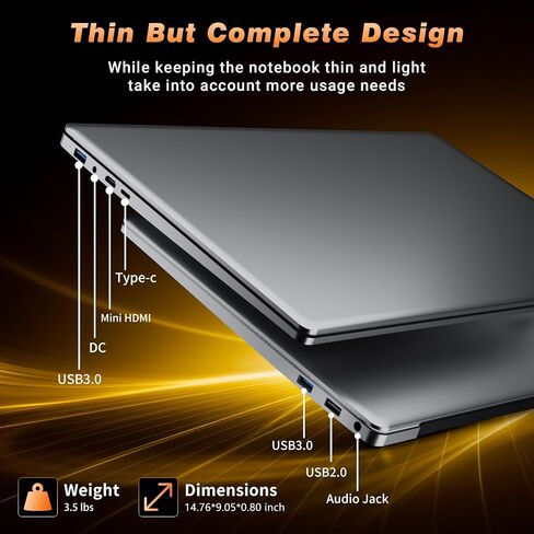 Gaming Laptop i7, 16 inch Laptop Computer Up to 3.1GHz, 2026 Laptop Computers with 16GB RAM 512GB SSD, FHD 1920x1200, 180° Angle Open, Backlit Keyboard, Type-C, Mini HDMI, PC Lap top for Study Work in Saudi Arabia
