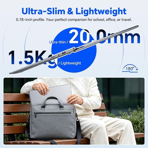 EYY 2026 Laptop Computer, 15.6" Laptops with Office 2024, Intel Pentium 4425Y Processor, 4GB RAM 128GB SSD, FHD IPS Display, Win 11 pro, WiFi 5, BT 5.0, HDMI, USB 3.0, Notebook for Business, Student in Saudi Arabia