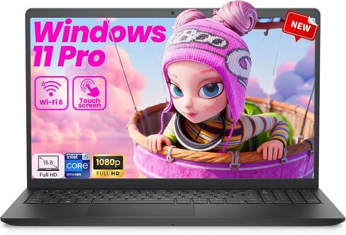 Dell 15 Touchscreen Business Laptop, 16G DDR5 RAM, 512B SSD, Intel i5-1334U in Saudi Arabia