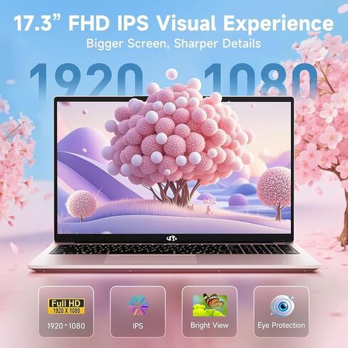 NIMO 17.3" AI Gaming Laptop, AMD R5 6600H 6-Core Win 11 (Renewed) in Kuwait
