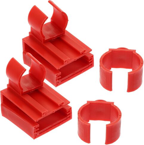 jojofuny Reusable Plastic Aquarium Light Mounting Clips with Fixed Installation 2pcs for Fish Tank LED Lights Holder Brackets for Feeding Fish in Kuwait
