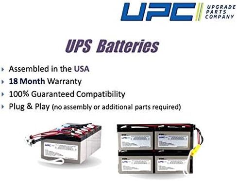 RBC22-UPC Replacement Battery for APC SU700R2BX120, SU700RM2U, SUA750R2X338, SUA750RM2U in Kuwait