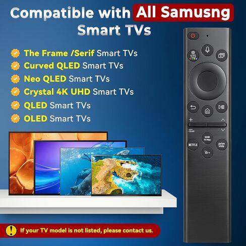 Replacement for Samsung TV Remote, Universal for All 2019-2026 Samsung Remote Control for Smart TV with Voice Control in Kuwait
