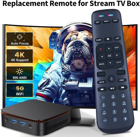 Replacement Remote Control for DirecTV Stream AT&T TV Now RC82V 2nd Generation Gemini Stream Voice Recognition, Compatible with C71KW-200 & C71KW-400 Osprey Receiver (Requires Compatible Receiver) in Kuwait