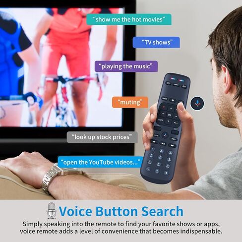 Replacement Remote Control for DirecTV Stream AT&T TV Now RC82V 2nd Generation Gemini Stream Voice Recognition, Compatible with C71KW-200 & C71KW-400 Osprey Receiver (Requires Compatible Receiver) in Kuwait