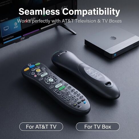 Universal S30-S1B Remote for AT&T Television and TV Box Devices, Simple Setup Remote Control Offering Reliable Performance and Wide Compatibility in Kuwait