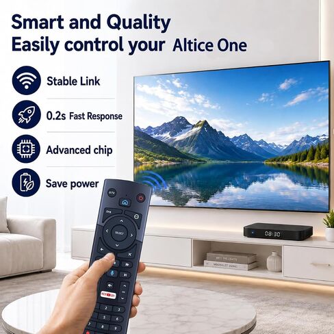 Replacement Voice Remote Control for Altice One Optimum Cablevision Gen2 in Kuwait