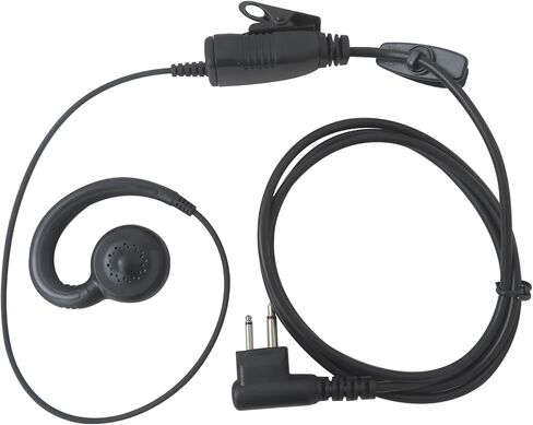 New PTT Mic Swivel Earpiece for Motorola Radio Bearcom Radios BC10, BC20, BC90, BC95, BC120, BC130 in Kuwait