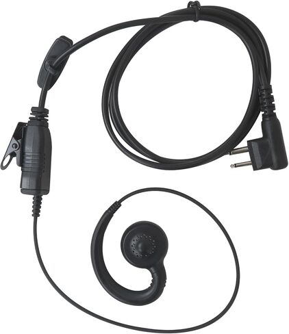 New PTT Mic Swivel Earpiece for Motorola Radio Bearcom Radios BC10, BC20, BC90, BC95, BC120, BC130 in Kuwait