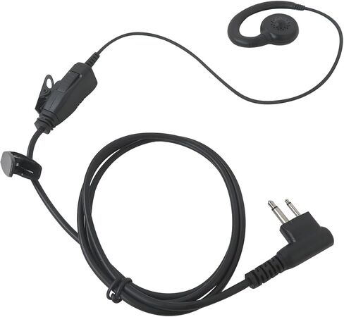 New PTT Mic Swivel Earpiece for Motorola Radio Bearcom Radios BC10, BC20, BC90, BC95, BC120, BC130 in Kuwait