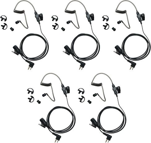 5 Pack Walkie Talkie Earpiece Compatible with Motorola 2 Pin Radio in Kuwait