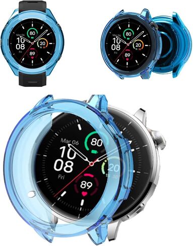 for OnePlus Watch 3 43mm Case Cover,Shockproof, Anti-Scratch, Full Coverage Bumper Shell, Lightweight and Durable TPU Case Cover for OnePlus Watch 3 43mm Smart Watch,Clear in Kuwait