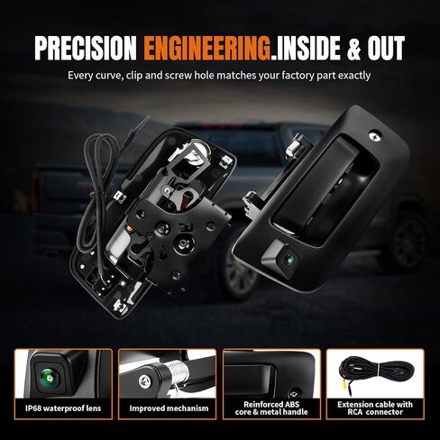 LCWRGS Tailgate Handle Backup Camera & Bezel Trim with Lock Cylinder Kit in Kuwait