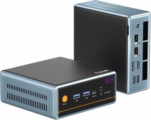 Trycoo Mini PC AMD Ryzen 7 5700U (8C/16T, Up to 4.3GHz) Mini Gaming Pc16GB DDR4 512GB SSD Dual LAN (2.5G+1G) WiFi 6 4K@60Hz HD DP Type-C Ultra-Mini Desktop for Office Home in Kuwait