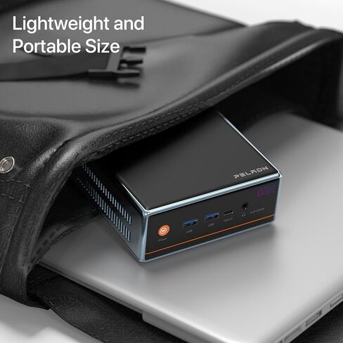 Trycoo Mini PC AMD Ryzen 7 5700U (8C/16T, Up to 4.3GHz) Mini Gaming Pc16GB DDR4 512GB SSD Dual LAN (2.5G+1G) WiFi 6 4K@60Hz HD DP Type-C Ultra-Mini Desktop for Office Home in Kuwait