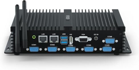 Industrial Mini PC Core i7 8550U, Win11 Pro Fanless Mini PC Dual NIC 2.5gb in Saudi Arabia