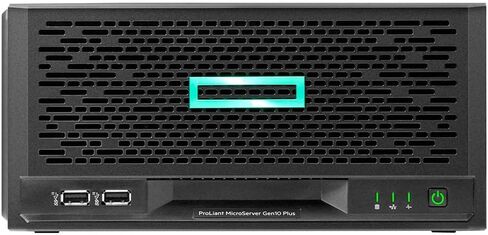 HPE ProLiant MicroServer Gen10 Plus v2 Ultra Micro Tower Server for Small Business, Xeon E-2314 2.8GHz, 32GB Memory, 16TB SSD Storage, RAID, iLo, Server 2022 Essentials in Saudi Arabia