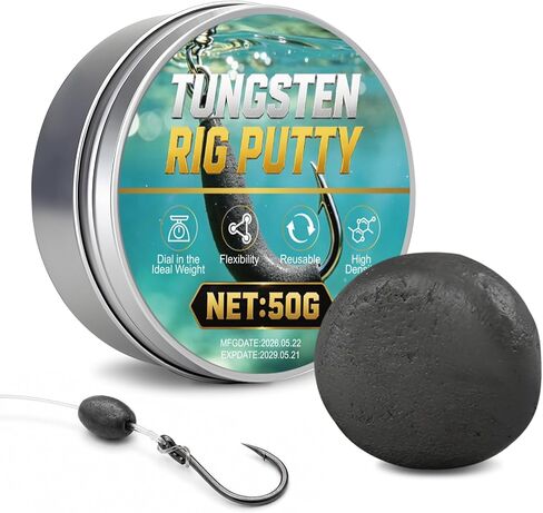Tungsten Putty Weight, Moldable High Sticky and No Peeling Off, 50G in Saudi Arabia