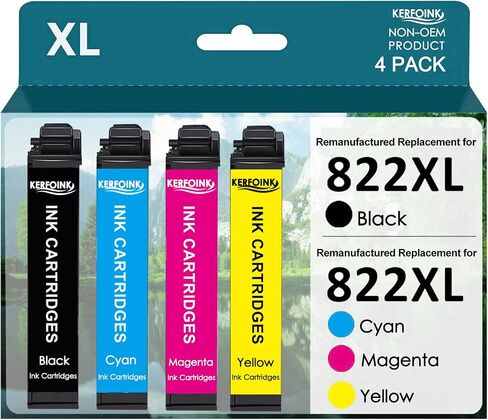 Remanufactured Replacement for Epson 822XL Ink Cartridges 822 in Saudi Arabia