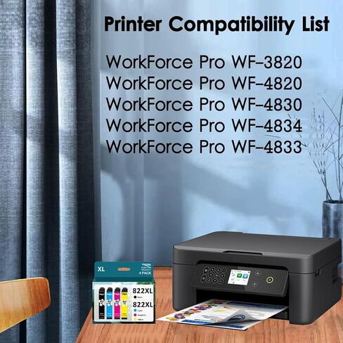 Remanufactured Replacement for Epson 822XL Ink Cartridges 822 in Saudi Arabia
