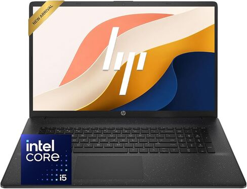 HP 17.3 Inch Business Laptop Computer, Large Screen, Intel Core 5 120U, 32GB RAM, 2TB SSD, WI-FI 6, Anti-Glare Display, 2026 Edition, Windows 11 with Office 365 for The Web in Kuwait