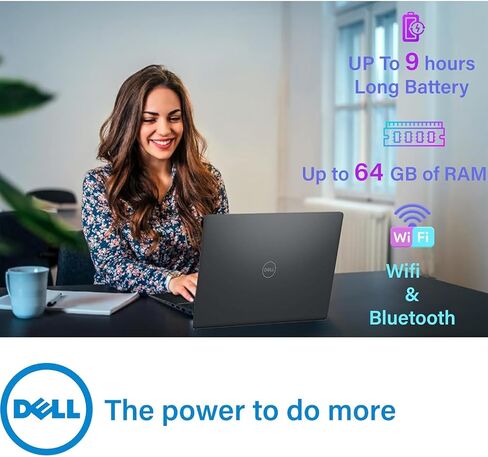 Dell Inspiron 15.6" FHD Touchscreen Laptop, 32GB RAM, 1TB SSD, Speed 8-Core AMD Ryzen 7 7730U (Outperforms Intel i7-1255U in Multitasking), Windows 11 Pro, Long Battery Life, w/WOWPC Recovery USB in Kuwait