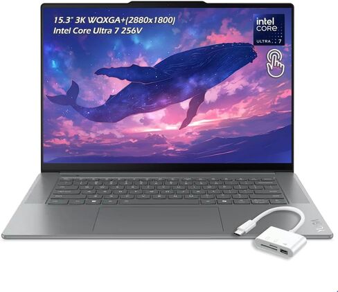 Lenovo IdeaPad Slim 3 Laptop 2025 15.6" FHD 1920 x 1080 Touchscreen, AMD Ryzen 7 5825U, 8-core, AMD Radeon Graphics, 16GB DDR4, 512GB SSD, Wi-Fi 6, Bluetooth 5.2, 720p HD Camera, Windows 11 Pro in Kuwait