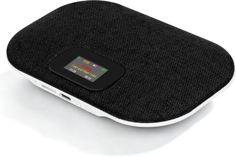 Bluetooth Pillow Speaker with LED Display, Dual Bone Conduction, Black in Kuwait