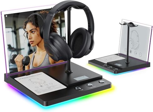 1Mii DemoStation B3+ Bluetooth Audio Demo Stand for Dual Headphones Display in Kuwait