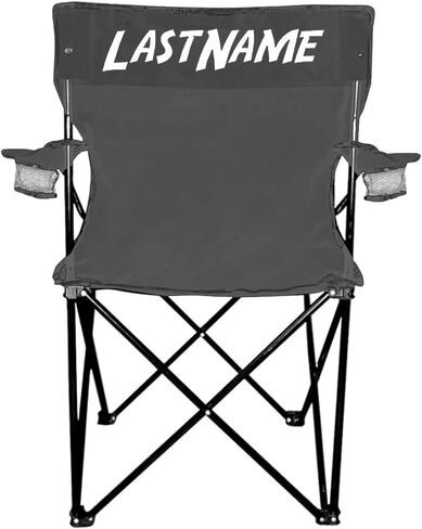 VictoryStore Outdoor Camping Chair - Custom Last Name Folding Chair- Camping Chair with Carry Bag (1) in Kuwait