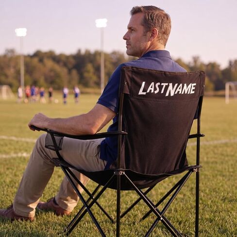 VictoryStore Outdoor Camping Chair - Custom Last Name Folding Chair- Camping Chair with Carry Bag (1) in Kuwait
