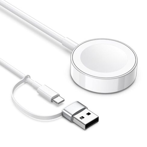 for Apple Watch Charger, 2in1 Magnetic Charging Cord for iWatch Series 1m in Kuwait