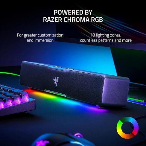 Razer Leviathan V2 X: PC Soundbar with Full-Range Drivers , USB Type C Power and Audio Delivery, Bluetooth 5.0 (Renewed) in Kuwait