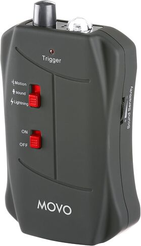 Movo LC200-C3 Sound, Motion and Lightning Shutter Trigger for Canon EOS 1D, X, 1DS, 5D, 5DS, 5D Mark IV, 6D, 7D, 50D DSLR Camera in Kuwait