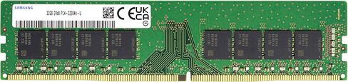 Samsung 32GB DDR4 3200MHz PC4-25600 (PC4-3200AA) CL22 UDIMM 2Rx8 Dual Rank 1.2V Non-ECC DIMM 288-Pin Desktop PC RAM Memory in Kuwait