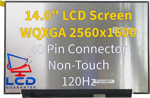 Laptop Screen Replacement for BOE NE140QDM-NX1 14" WQXGA 120Hz Non-Touch in Saudi Arabia