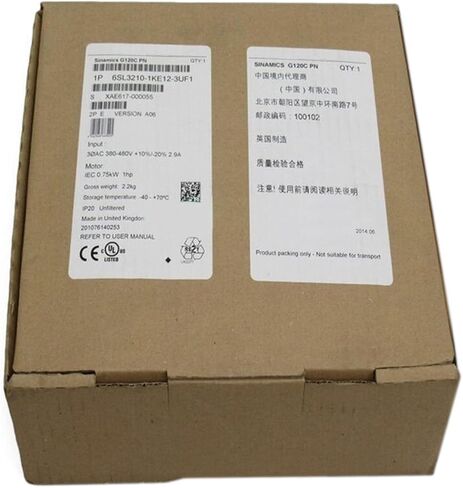 SMOCONE Expedited 6SL3210-1KE12-3UF1 New and Sealed in Box 6SL32101KE123UF1 1 Year Warranty and Fast in Kuwait