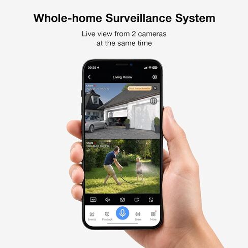 SEHMUA Solar Security Cameras Wireless Outdoor, No Subscription, 2-Cam Kit in Kuwait