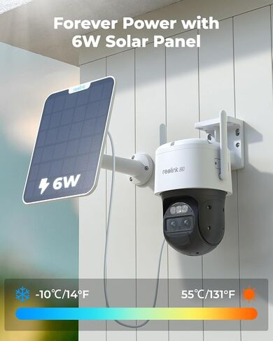 REOLINK TrackMix 4K Dual-Lens PTZ Solar Security Cameras Wireless Outdoor, 2 Pack in Kuwait