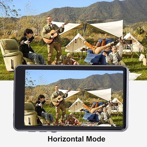 Magnetic Phone Vlog Selfie Monitor 4.02 Inch HD Display for iOS & 4K Recording 0 Latency Bluetooth Remote 2.4G/5G WiFi Adjustable Brightness Zoom 1800mAh Battery in Kuwait