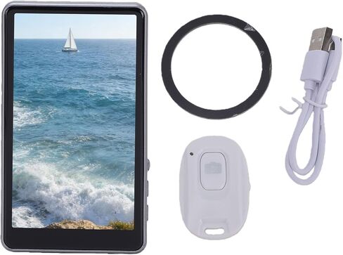Magnetic Phone Vlog Selfie Monitor 4.02 Inch HD Display for iOS & 4K Recording 0 Latency Bluetooth Remote 2.4G/5G WiFi Adjustable Brightness Zoom 1800mAh Battery in Kuwait