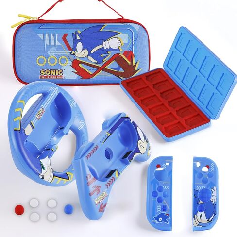 Sonic the Hedgehog - Nintendo Switch Case, Controller Grips, Hard Shell in Kuwait