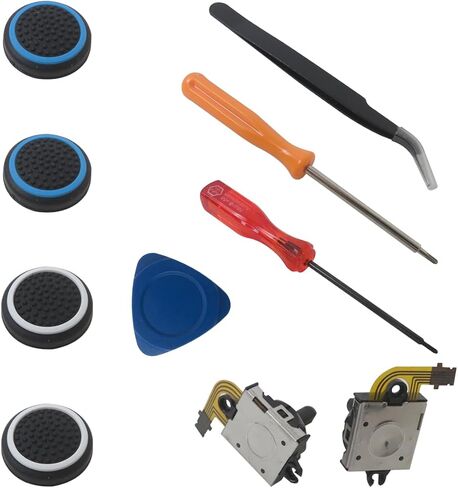 2-Pack Joysticks Replacement Kit Complete Repair Kit Analog Thumb Stick Repair Hall Effect Joystick for P*S5 Portal/P*SVR2 Controller, Left and Right Joystick in Kuwait