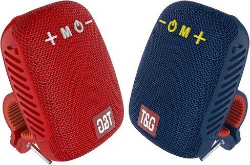 T&G Motorcycle Speaker Bluetooth Wireless, Portable Ebike Speaker with Handlebar Mount, IPX5 Waterproof, Mini Loud Speaker for Bike & MTB, Gifts, Motorcycle Accessories in Kuwait
