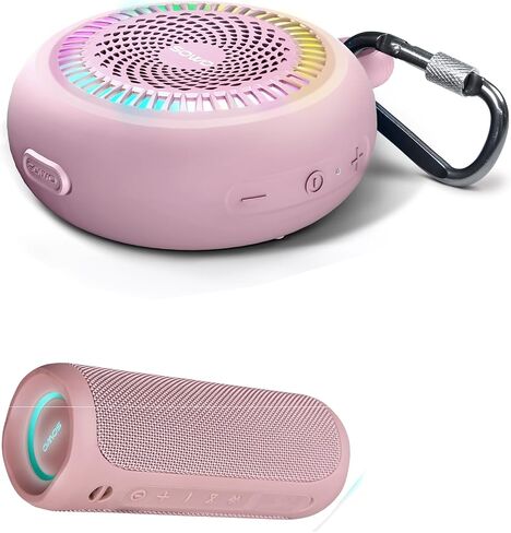 Outdoor Portable Bluetooth Speaker, Wireless IPX7 Waterproof Speaker, 25W Loud Sound, Bassboom Technology, TWS Pairing, 16H Playtime, Speaker with Lights in Kuwait